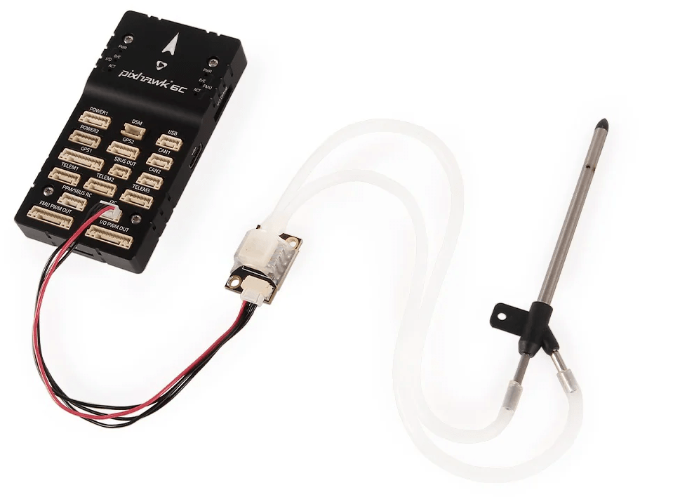 Airspeed sensor connected to Pixhawk 6c