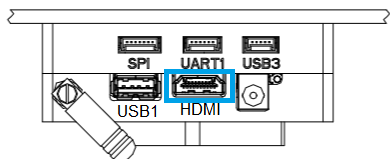 UP Core: Порт HDMI