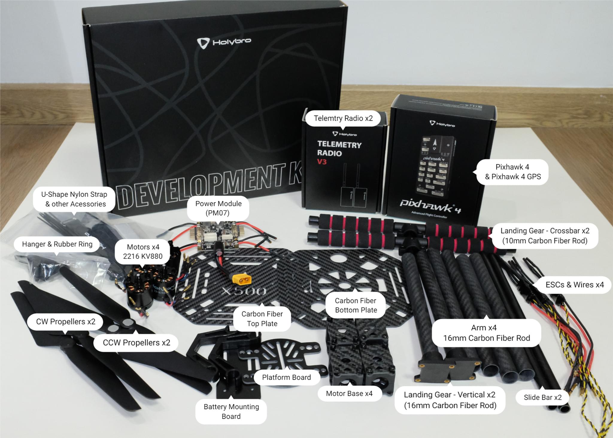 X500 Full Package Contents