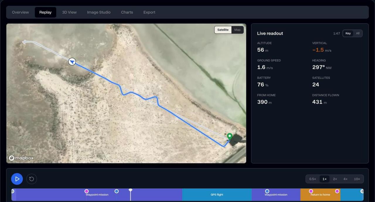 DroneBundle Flight Log Viewer