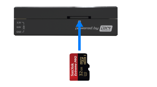 Підключення Pixhawk 4 Mini SD Card