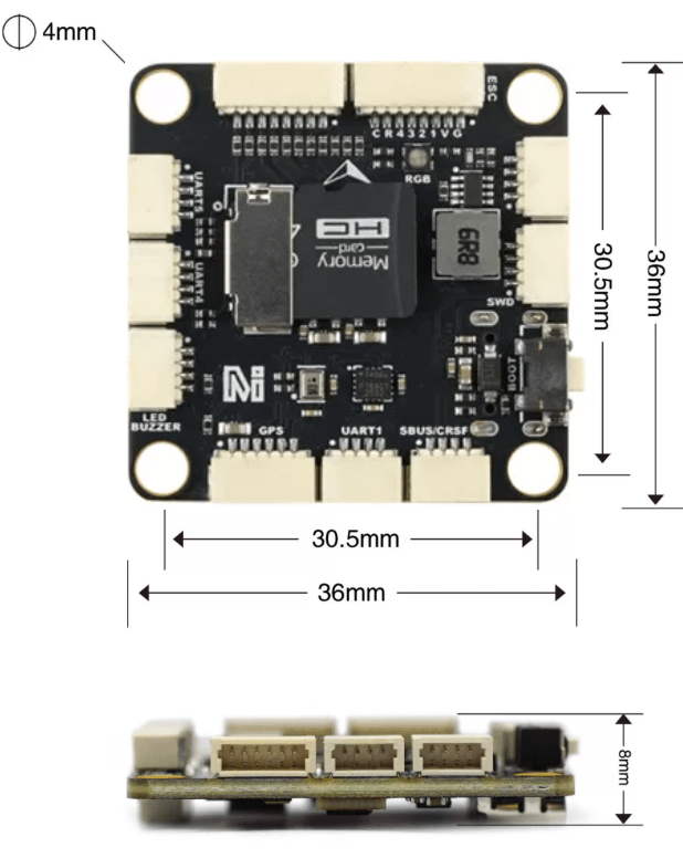MicoAir743-Lite Size