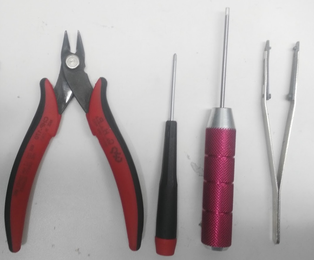 Tools required for assembling QAV250
