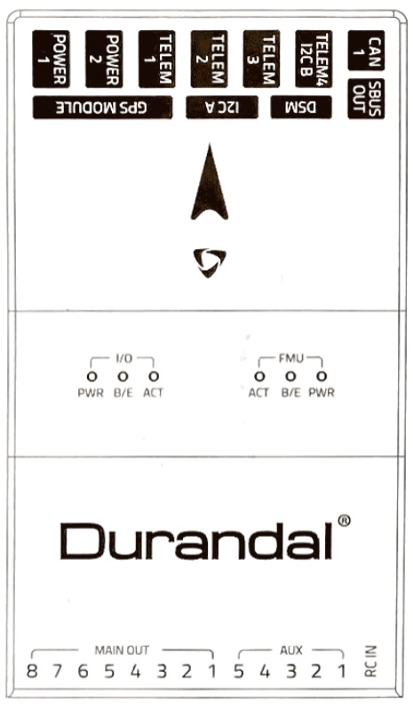 Durandal - 핀배열 평면도(개략도)