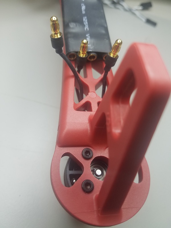 Attach motors to arms (red)