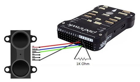 Lidar Lite 2 Interface wiring