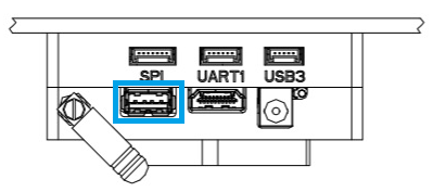 UP 코어 : USB1 포트 