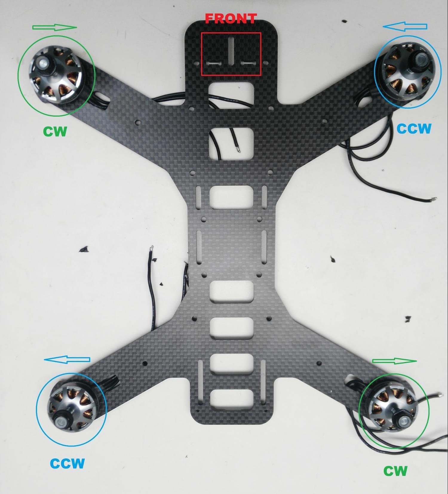 QAV250 프레임에 모터 추가