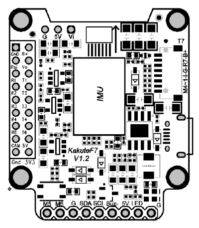 Kakute F7 Silkscreen