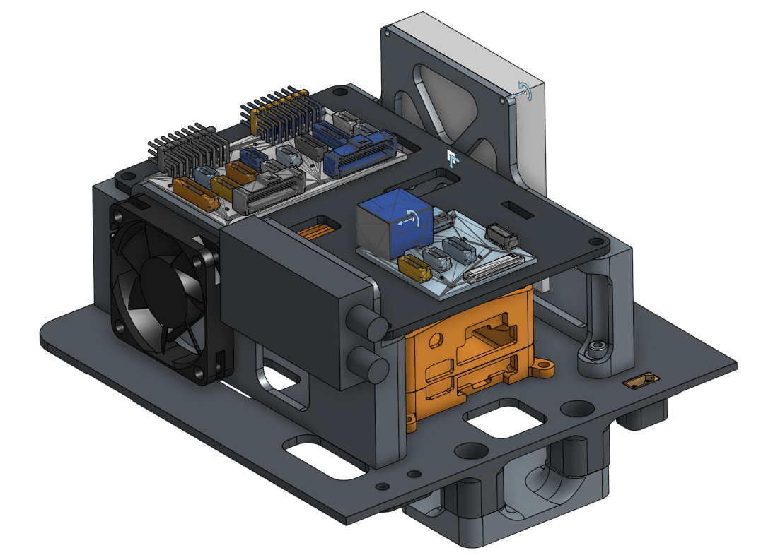 Complete stack assembly