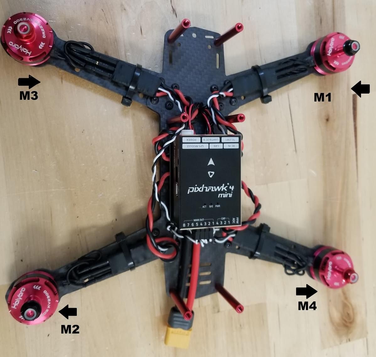 QAV250  ESC 연결