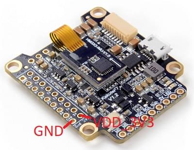 SWD Pins on Kakute F7: GND and VDD_3V3