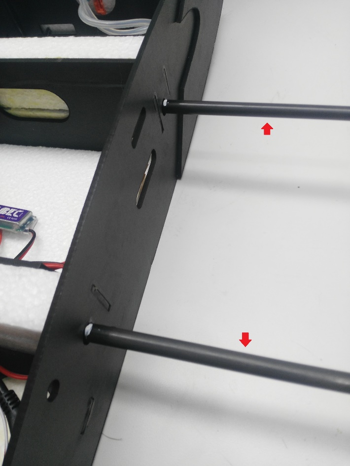 Fuselage carbon tubes