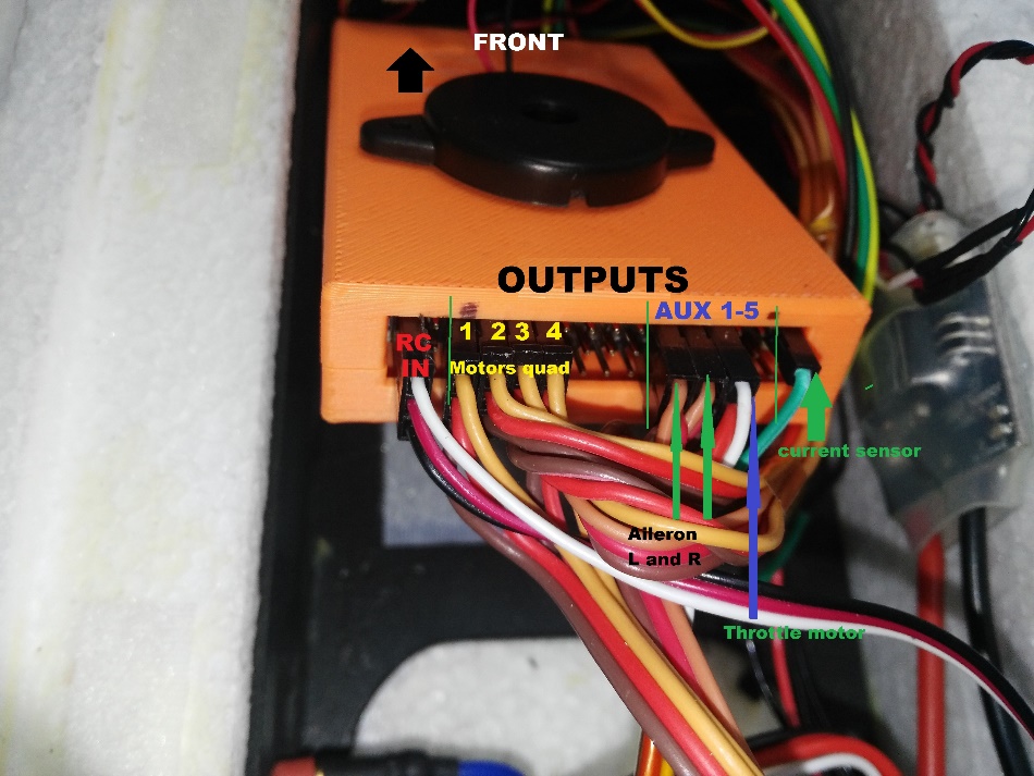 Dropix motor/servo outputs