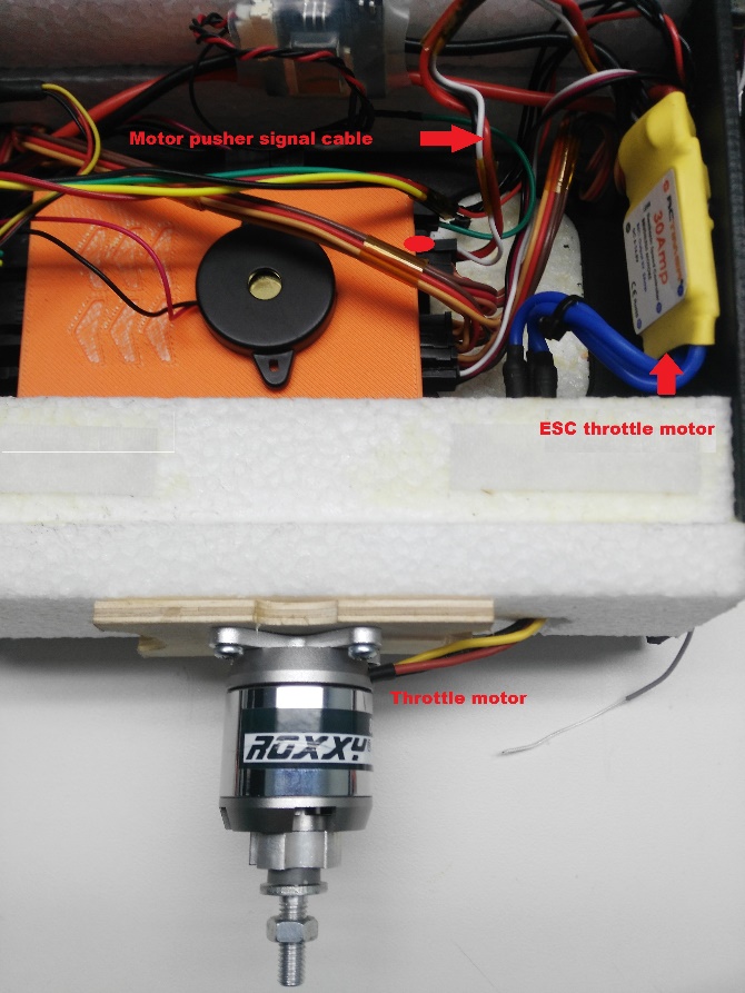 Connect throttle motor