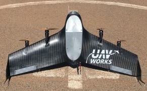 UAV Works VALAQ Patrol Tailsitter