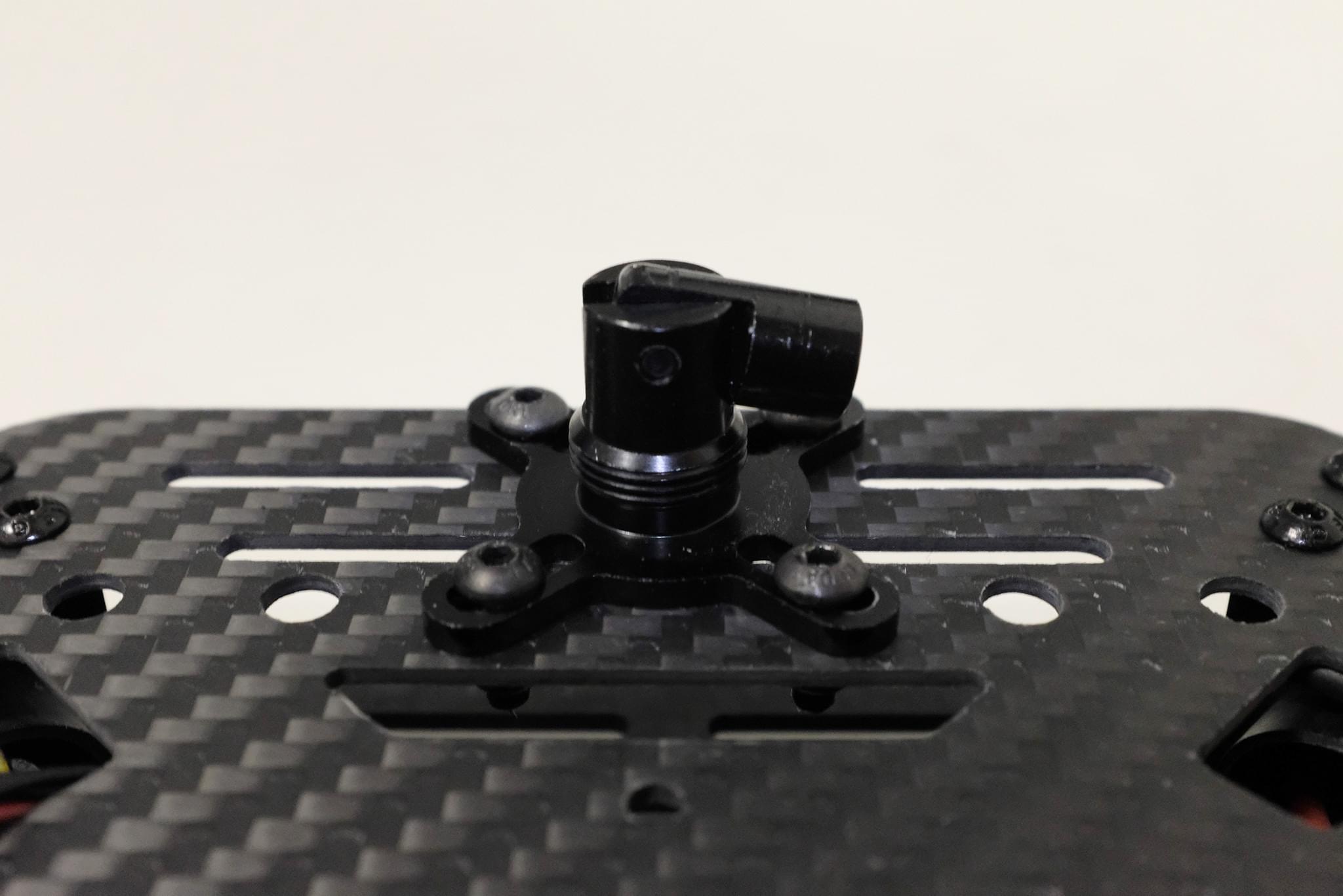 Secure GPS mount onto top plate
